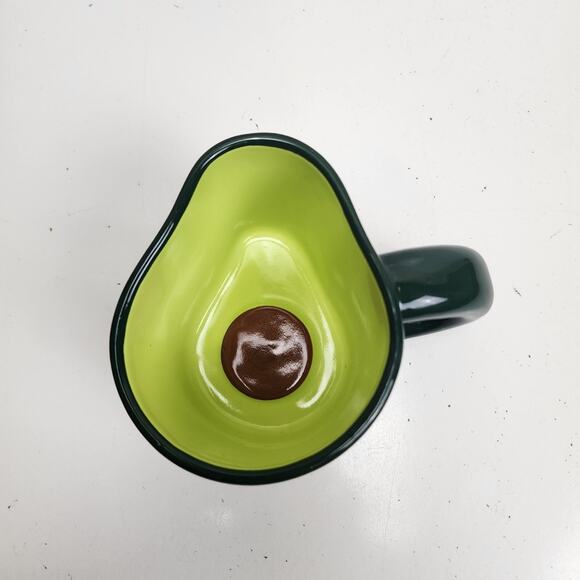 Tabitha Brown Target Green Avocado Shaped Stoneware Ceramic 15.7 oz Mug NEW - Picture 2 of 6